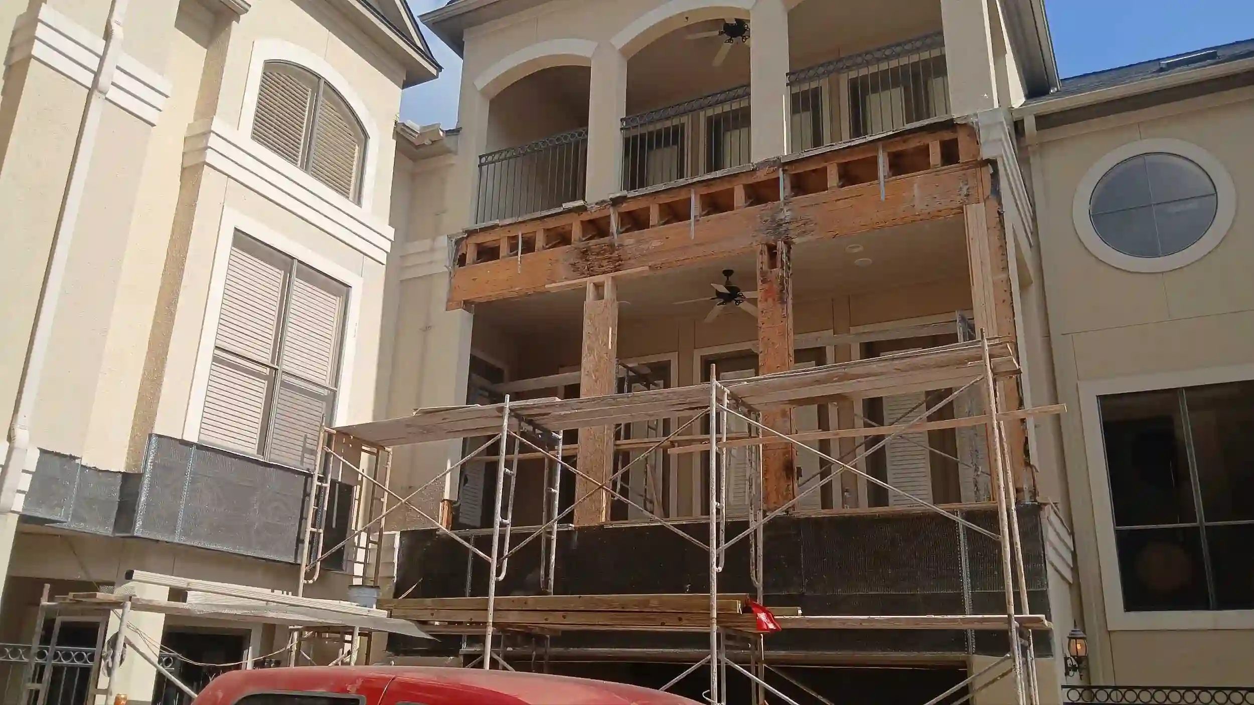 Stucco Repair Before